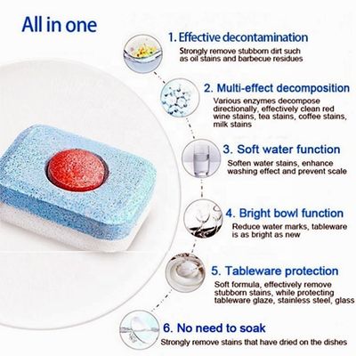 Qualität  Disposable Dishwasher Tablets Eco Dishwasher Detergent Cleaning Tablets usine